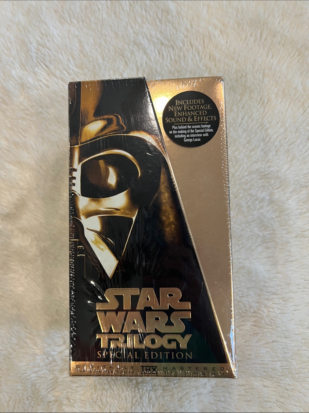 Star Wars Trilogy Special Edition 1997 VHS Gold Box Set 3 Tapes New sealed
